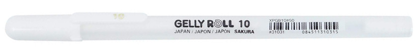 GELLY ROLL Blanc 10 (Epais)
