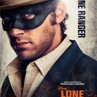 #LoneRanger Affiche du film avec le héros JOHN REID incarné par Armie Hammer