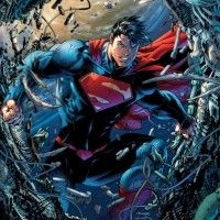 Superbe illustration de Superman unchained de Jim Lee