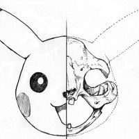 Demi-crâne Pikachu