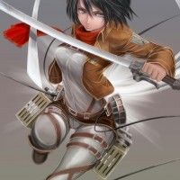 Fanart de Mikasa (L'Attaque des Titans)
