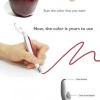 Un concept d'un stylo qui scanne la couleur. Maintenant il faudrait un prototype qui marche.