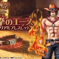 12800 yens le bracelet Ace (le frère de Luffy dans One Piece) soit une 100aine d'euros.