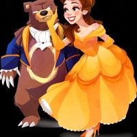 Illustration de Belle et sa bête par Kuitsuku