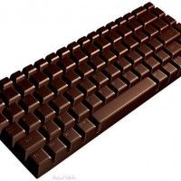 Un clavier en chocolat pour les geeks