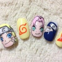 Naruto en nail art