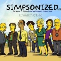 Breaking Bad façon Simpson par adrien Norterdaem