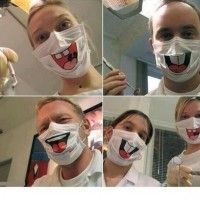 Est-ce qu'un dentiste fait moins peur comme ca?