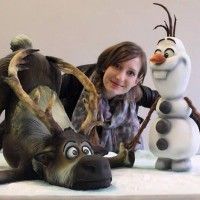 Des gâteaux #Olaf et #Sven !! Est-ce que je veux en manger? oui pourquoi? #LaReineDesNeiges #Disney #Frozen