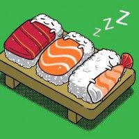 Au qu'ils sont #mignons! Les manger c'est presque de la #cruauté. #sushi