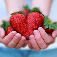 Etes-vous déjà tombé sur une fraise en forme de coeur?
