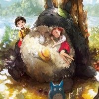 Fanart #Totoro par Alchemaniac