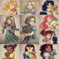 Les doudous des princesses Disney