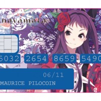 Stickers pour carte bancaire chez Doki Doki à #JapanExpo