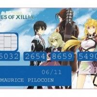 Sticker carte bancaire Tales of Xilia