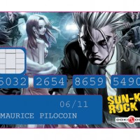 Sticker carte bancaire Sun-Ken-Rock