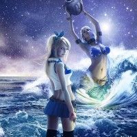 #Cosplay Lucy Heartfillia et Aquarius #FairyTail