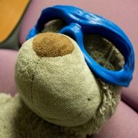Nounours approuve les lunettes 3d #NinjaTurtles! Je vois la vie en bleu #MyTeamNinjaTurtles #TeamLeonardo