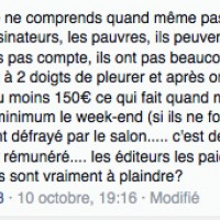 Commentaire très fréquent sur le facebook de #ParisComicsExpo. Essayons de faire un peu de pédagogie. Le dessinateur vient au salon pour ... [lire la suite]