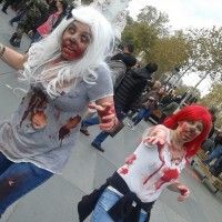 La #ZombieWalkParis est le seul événement où les filles me coursent après