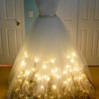 Une robe qui s'illumine