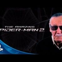 Stan Lee parle avec Spider-Man