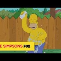 #IceBucketChallenge des Simpsons. Tiens un clin d'oeil à #LaReineDesNeiges