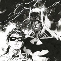 #Batman et ROBIN #Dessinés par #JimLee #DcComics