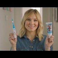 Brosse à dent connecté #LaReineDesNeiges pour donner envie aux enfants  de se brosser les dents.