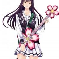 #Dessin Fille Guitare Music Fleur De Cerisier par Seokouji