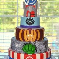 #Gâteau #Avengers