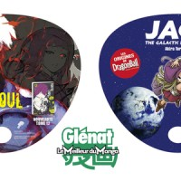 Gratuit les éventails #TokyoGhoul et Jaco The Galactic Patrolman sur le stand #Glénat à #JapanExpo