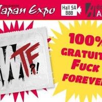 Coup de com réussi pour Akata ! Ils offriront des préservatifs #WTF à Japan Expo. Les clichés que les mangas sont violents et trop sexes... [lire la suite]