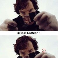 #CestAntman vs Sherlock @disneyfr