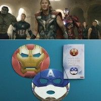 Masque de beauté #IronMan et #CaptainAmerica Marvel