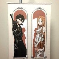 Kakémono #SwordArtOnline Kirito et Asuna