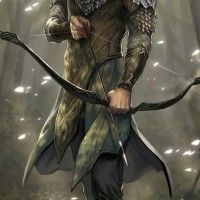 #Dessin elfe Legolas #Tolkien Le #Hobbit #Fantasy par oOZLo