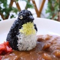 Riz pingouin au Curry Japan Food kawaii