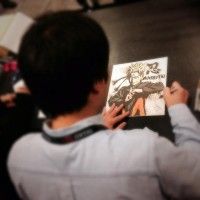 #Mangaka #MasashiKishimoto Dédicace pour les fans #Naruto #ComicCon New York #Dessin #Popculture