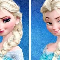 La princesse #Elsa sans maquillage #LaReineDesNeiges