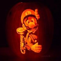 Citrouille #Luigi #Halloween Jack O Lanterne