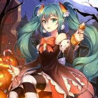 #Dessin #HatsuneMiku #Vocaloid #Halloween par Qīngshuǐ