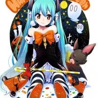 #Dessin #Halloween #MikuHatsune #Vocaloid par tsuru_oden