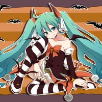 #Dessin #Halloween #MikuHatsune #Vocaloid par sudati822