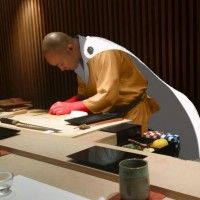 Le maître Saitama en chef de cuisine japonaise sushis #OnePunchMan