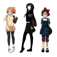 Mignonnes les filles des studio #Animation Ghibli Shaft par Cioccolatodorima #StudioGhibli #StudioAnimation