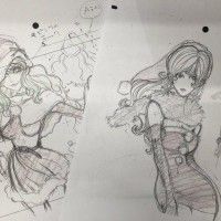 #Dessin #Croquis sketch Lupin The Third anime Rebecca #Noël #Animation