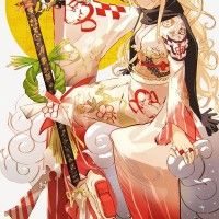 #Dessin #Illustration #NouvelAn singe fille kimono par soubin #Manga