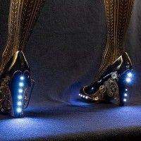 steampunk #Mode chaussures à talons LED