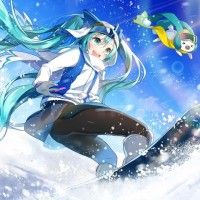 #Dessin #MikuHatsune snow #Vocaloid par yunkel9996